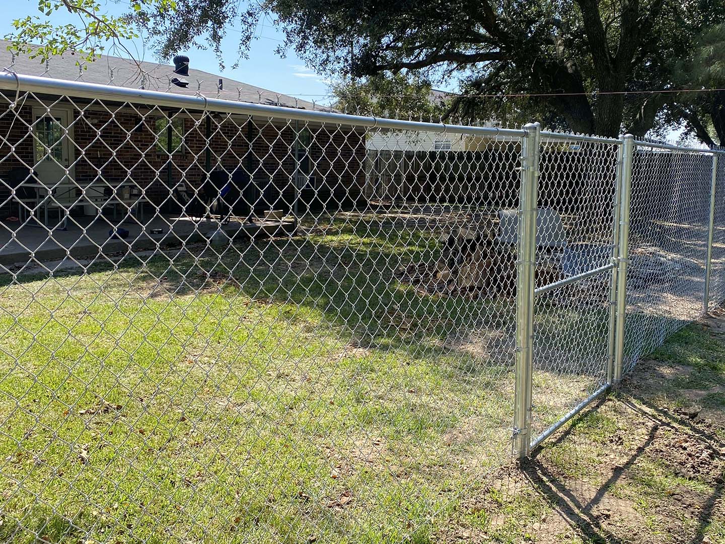 Residential Chain Link Fence - Acadiana