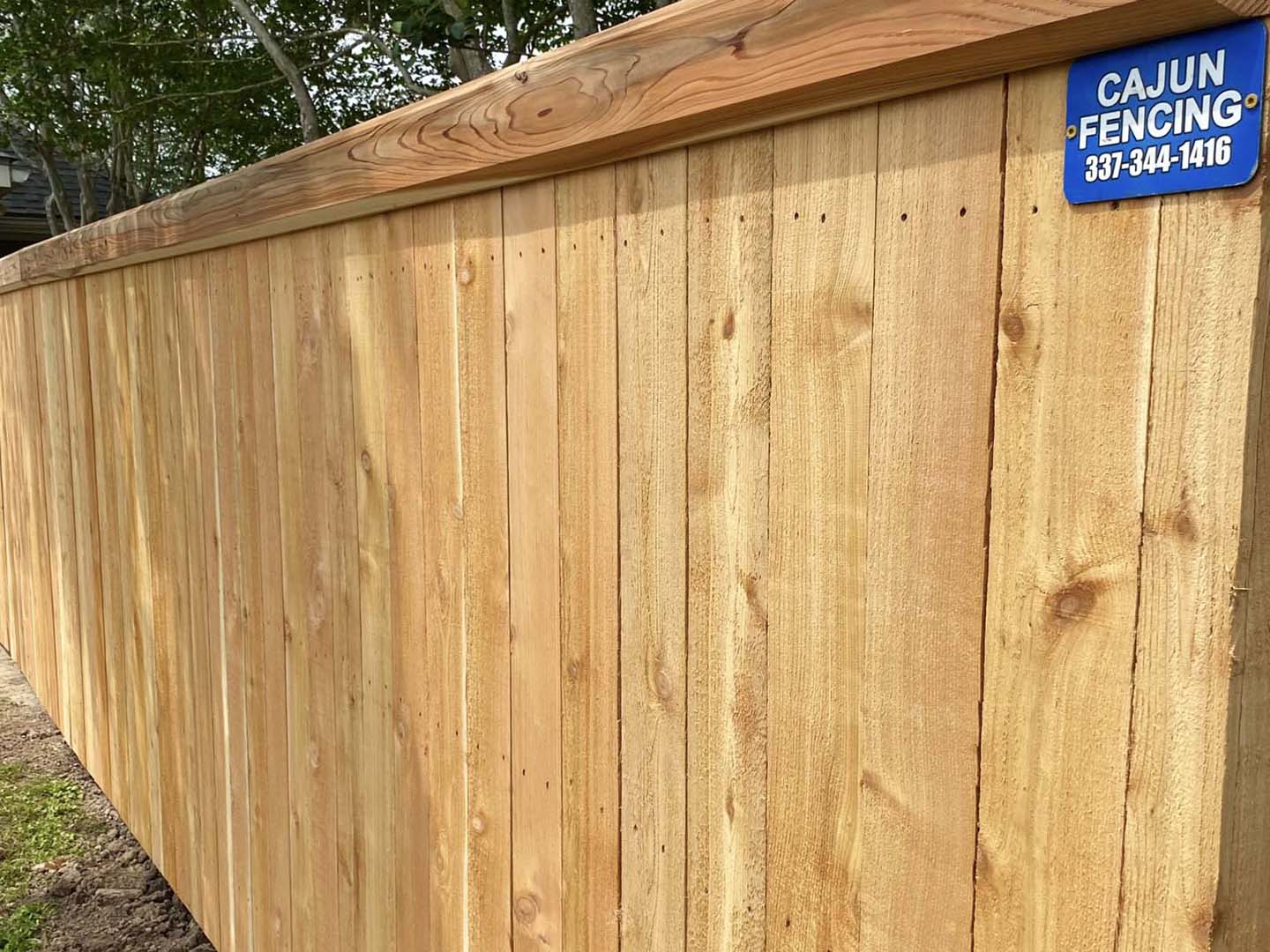 Crowley Louisiana wood privacy fencing