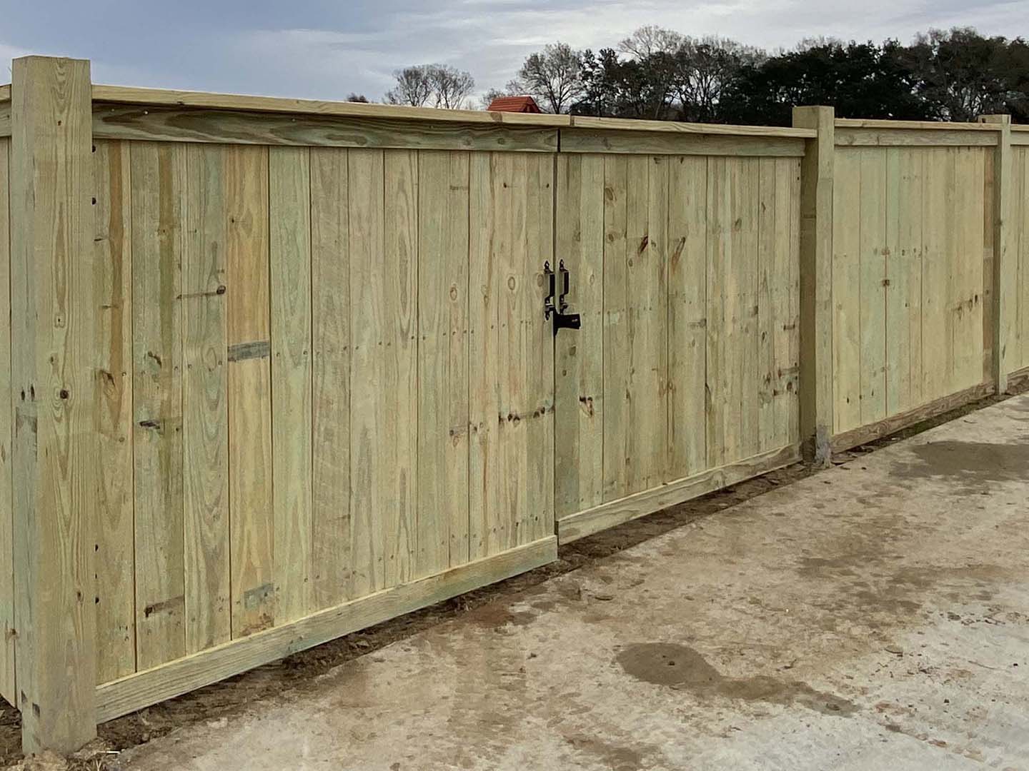 wood fence Scott Louisiana